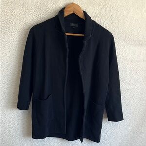 J. Crew Sweater Blazer‎ Womens XS Black